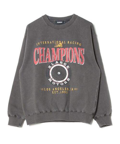 XLARGE（エクストラ ラージ） スウェットカットソー M ブラック メンズ 