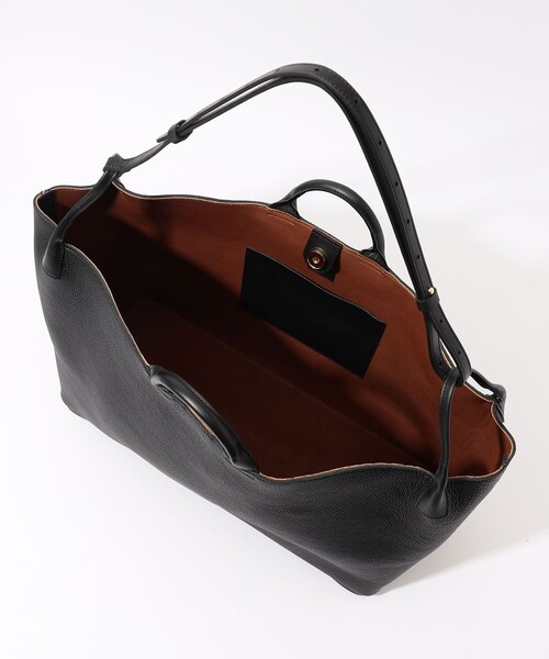 トートバッグ 「別注」A SADDLE HOLDER L シュリンクレザー ショルダーバッグ メンズの画像