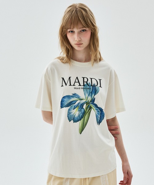 tシャツ TSHIRT LILIES ＆ ROSES / Tシャツ リリー ＆ ローズ レディースの画像