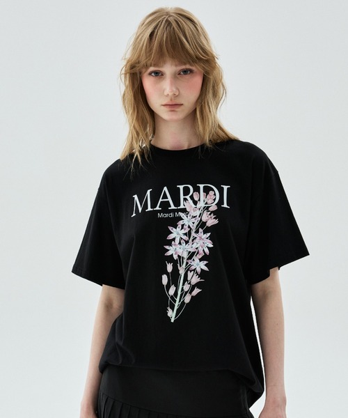 tシャツ TSHIRT LILIES ＆ ROSES / Tシャツ リリー ＆ ローズ レディースの画像