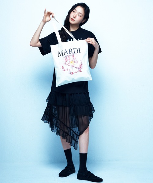 tシャツ TSHIRT LILIES ＆ ROSES / Tシャツ リリー ＆ ローズ レディースの画像