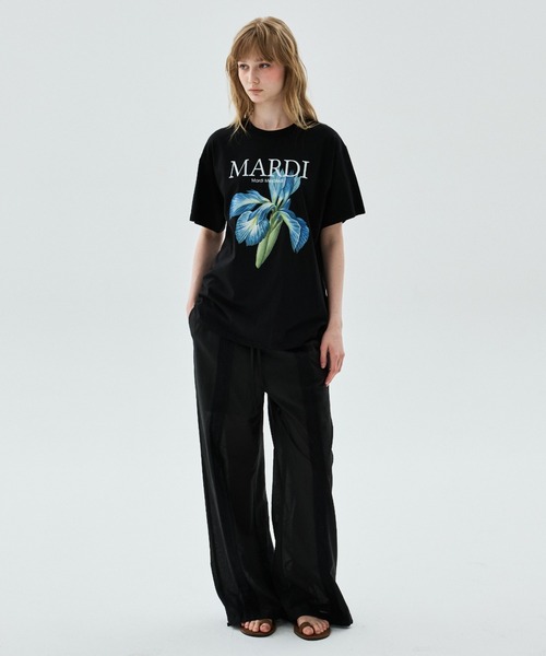 tシャツ TSHIRT LILIES ＆ ROSES / Tシャツ リリー ＆ ローズ レディースの画像