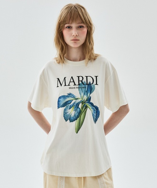 tシャツ TSHIRT LILIES ＆ ROSES / Tシャツ リリー ＆ ローズ レディースの画像