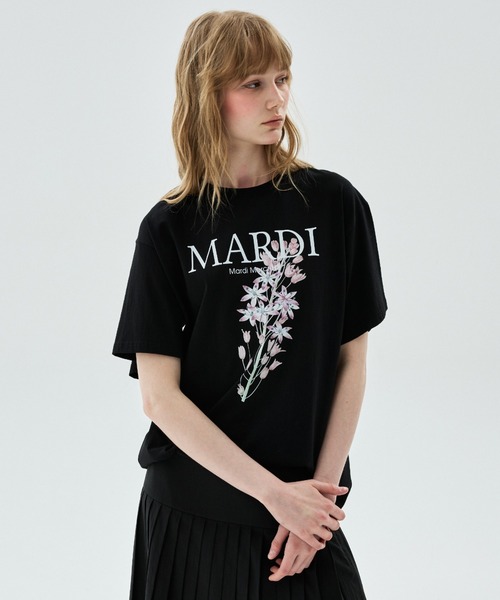 tシャツ TSHIRT LILIES ＆ ROSES / Tシャツ リリー ＆ ローズ レディースの画像