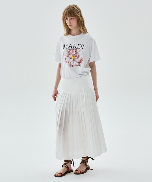 tシャツ TSHIRT LILIES ＆ ROSES / Tシャツ リリー ＆ ローズ レディースの画像