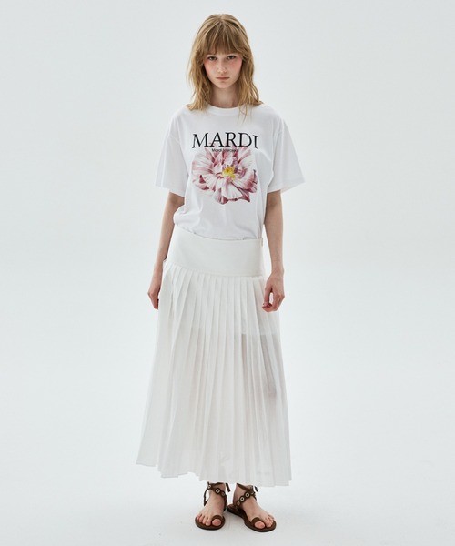 tシャツ TSHIRT LILIES ＆ ROSES / Tシャツ リリー ＆ ローズ レディースの画像