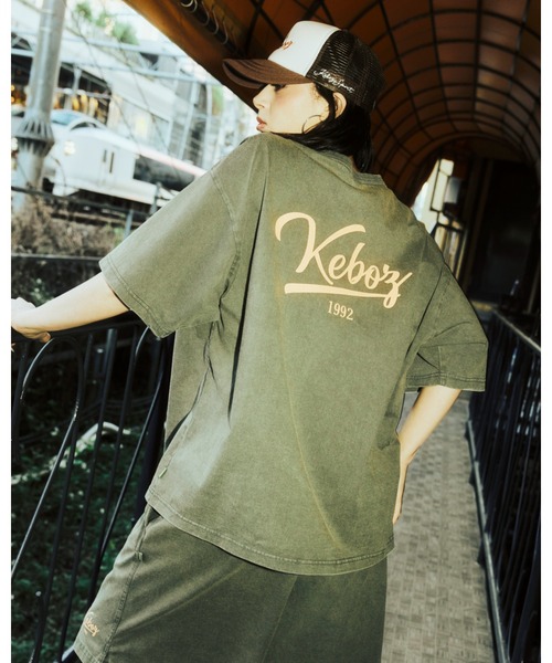KEBOZ（ケボズ） tシャツ ICON WASHED S/S TEE メンズ レディース