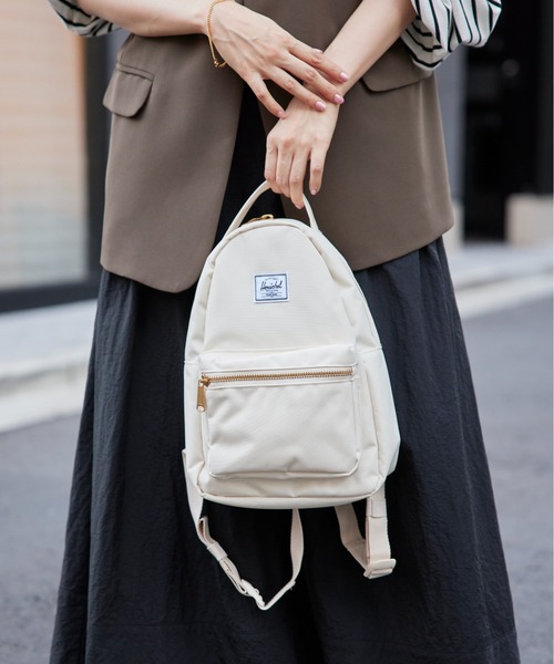 「Herschel Supply」 リュック FREE ピンク メンズ_画像6