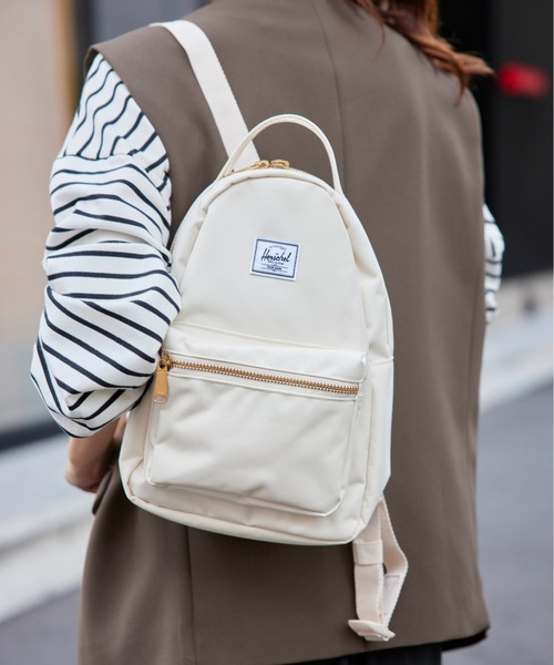 「Herschel Supply」 リュック FREE ピンク メンズ_画像9