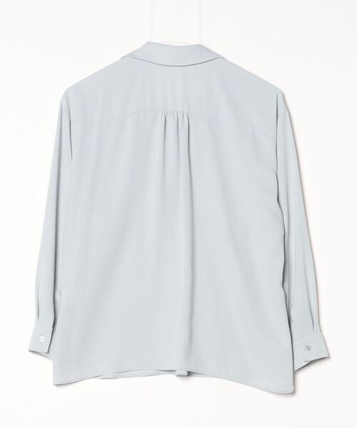 「NATURAL BEAUTY BASIC」 7分袖シャツ SMALL ブルー レディース_画像2