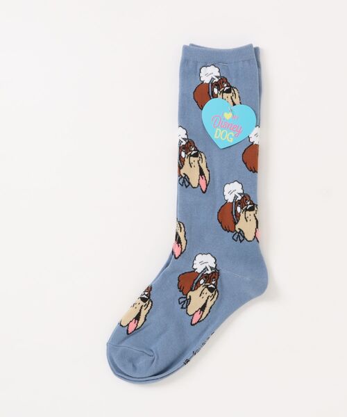 Disney（ディズニー） 靴下 「 」 キャット＆ドッグ パターンソックス