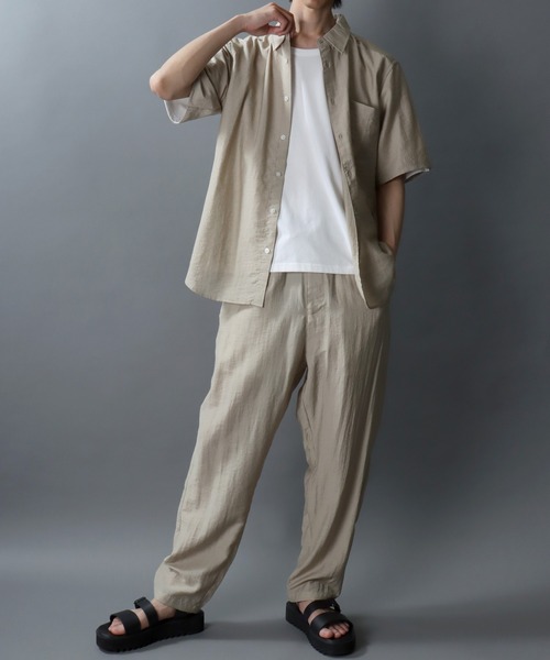 SITRY（シトリー） セットアップ Cool Linen Blend Shirt ＆ Tapered