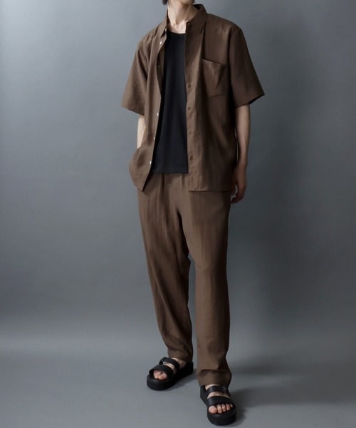 SITRY（シトリー） セットアップ Cool Linen Blend Shirt ＆ Tapered