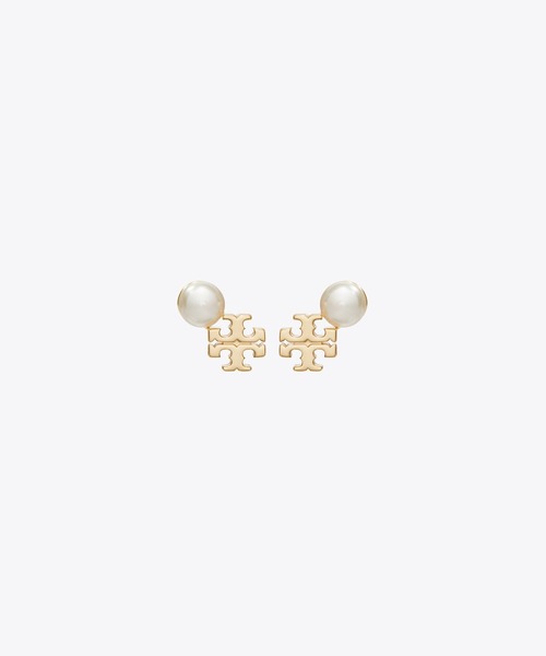 TORY BURCH（トリーバーチ） ピアス ムーンダンス ロゴ＆パール
