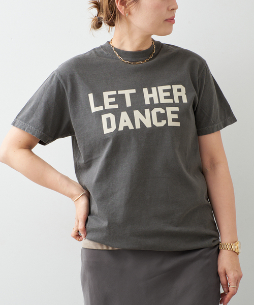 tシャツ LET HER DANCE Tシャツ 2 レディースの画像