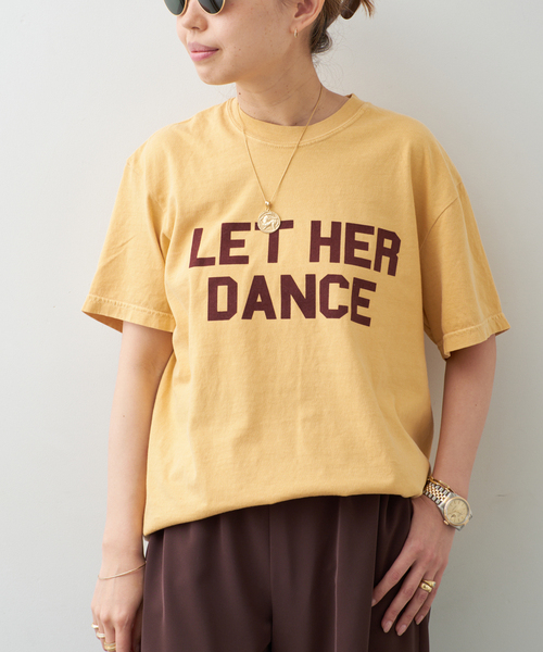tシャツ LET HER DANCE Tシャツ 2 レディースの画像