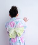 浴衣 浴衣 アサガオ / キッズ キッズ 子供...の詳細画像1