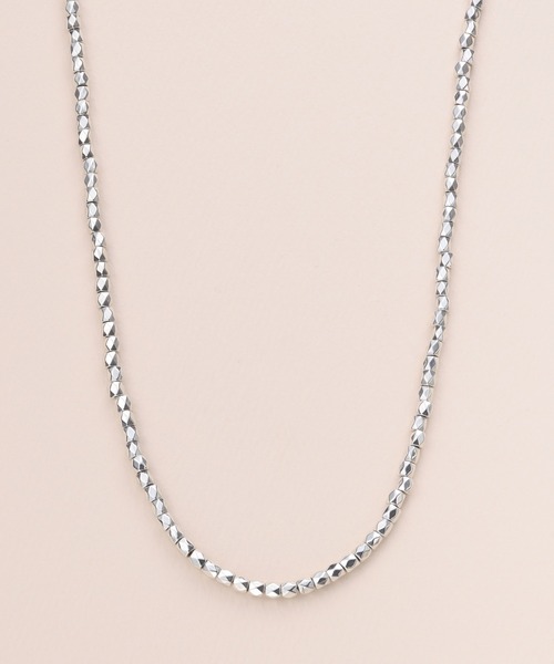 10k カットビーズネックレス 約40cm ネックレス カットビーズネックレス レディース メンズ : ZOZOTOWN