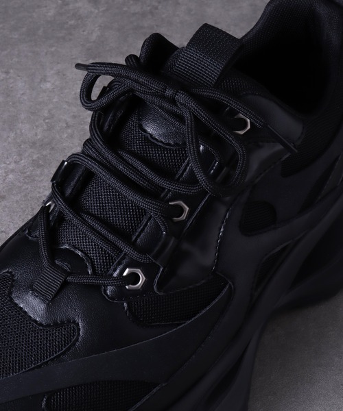「welise」 ローカットスニーカー 26.0cm ブラック メンズ_画像3
