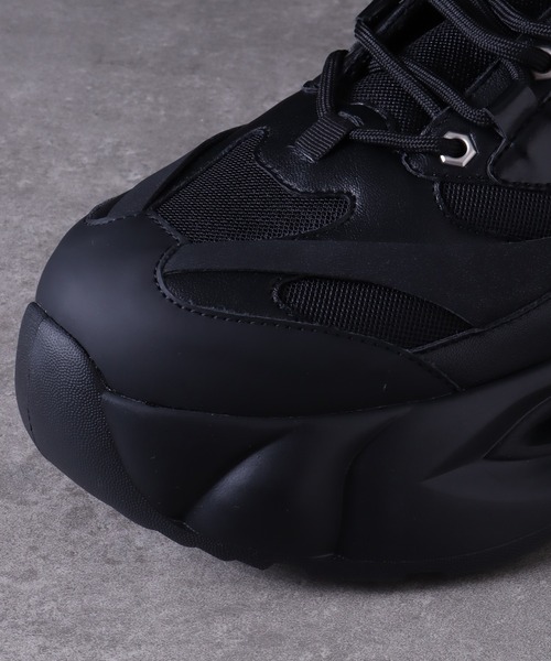 「welise」 ローカットスニーカー 26.0cm ブラック メンズ_画像4