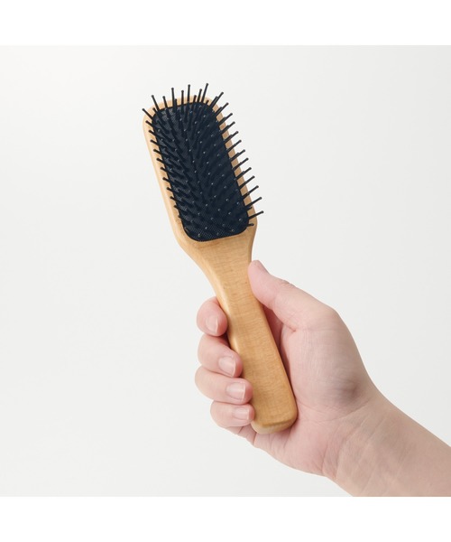 無印良品（MUJI） ヘアブラシ ブナ材ヘアブラシ 全長約20cm