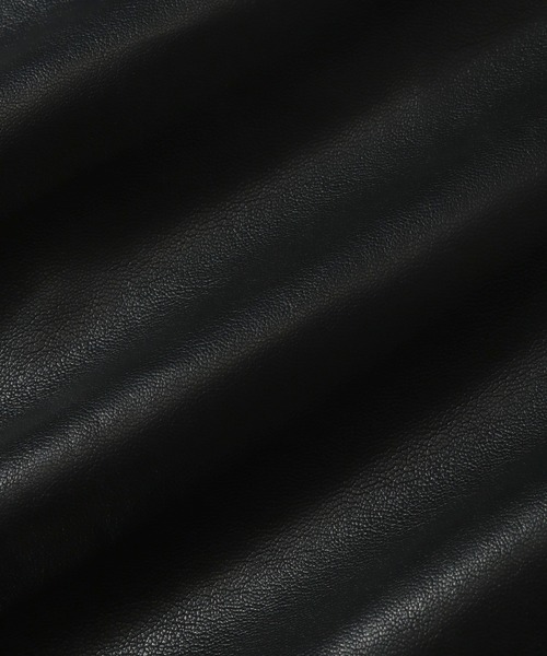 「U.S. POLO ASSN.」 レザーブルゾン L ブラック メンズ_画像6