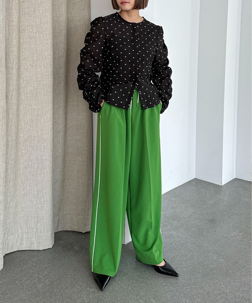 「PILIT」 長袖ブラウス MEDIUM ブラック レディース_画像6