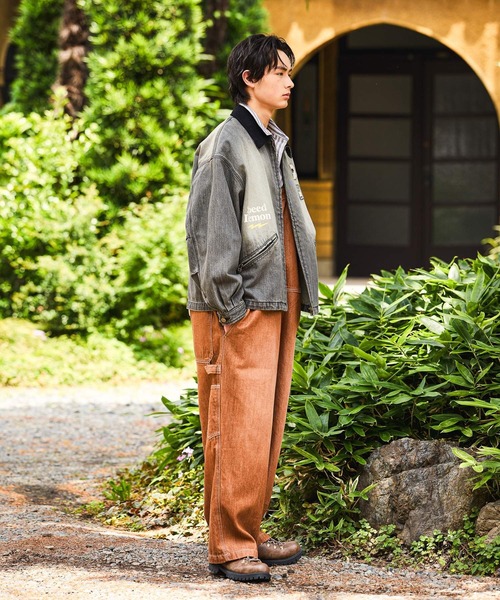 niko and…（ニコアンド） デニムジャケット gジャン Denim Zip Work