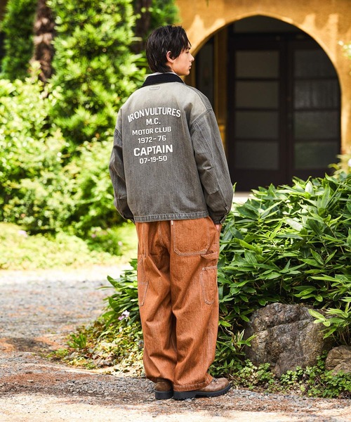 niko and…（ニコアンド） デニムジャケット gジャン Denim Zip Work
