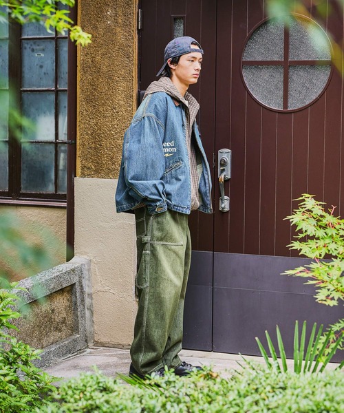 niko and…（ニコアンド） デニムジャケット gジャン Denim Zip Work
