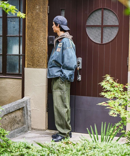 niko and…（ニコアンド） デニムジャケット gジャン Denim Zip Work
