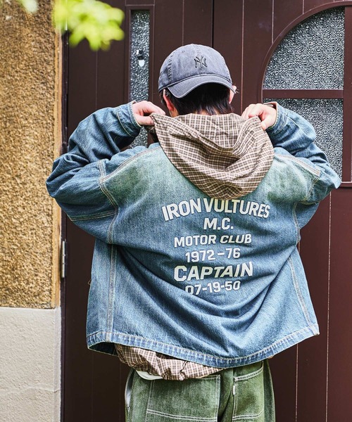 ニコアンド⭐︎デニムジャケット niko and…（ニコアンド） デニムジャケット gジャン Denim Zip Work