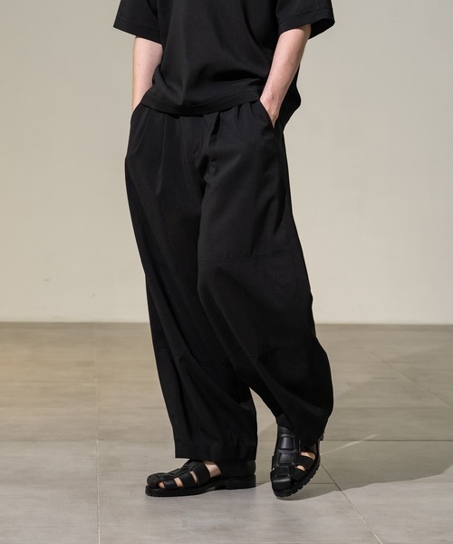 トクコプルヴォル ストレッチバルーンパンツ 9 黒 CITY TOKYO パンツ 「CITY TOKYO」Cool-flex バルーンパンツ メンズ