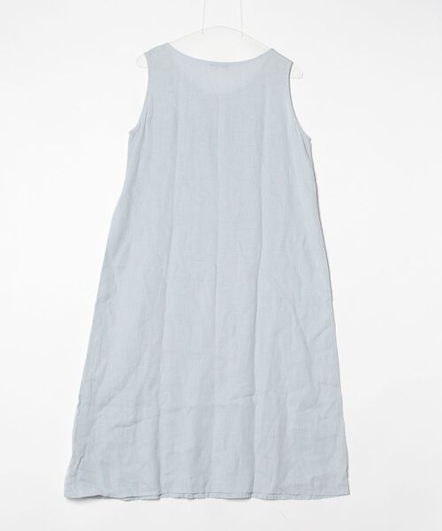 「FLW fog linen work」 ノースリーブワンピース - ブルー レディース_画像2