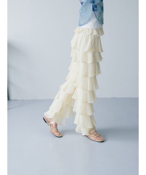 「sahara」 フラットパンプス M シルバー レディース_画像3