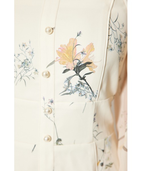 「rienda」 長袖ワンピース MEDIUM ブルー レディース_画像2