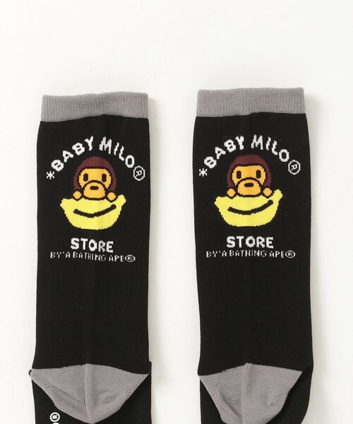 A BATHING APE（アベイシングエイプ） 靴下 BABY MILO SOCKS #2 メンズ