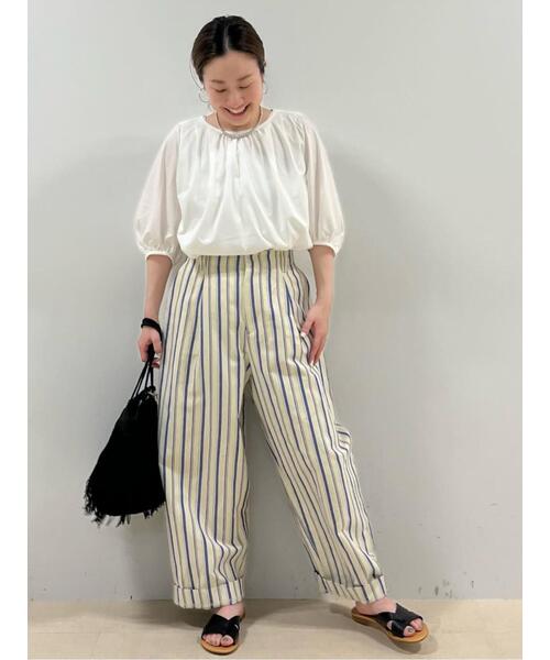 「The Bagmati」 トートバッグ フリ- ブルー レディース_画像4