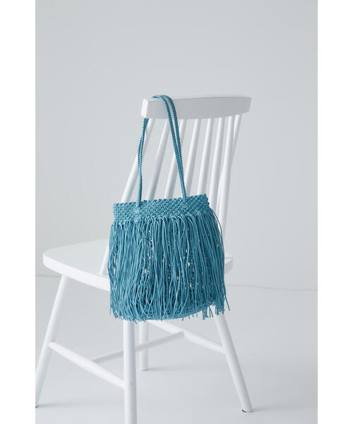 「The Bagmati」 トートバッグ フリ- ブルー レディース_画像9