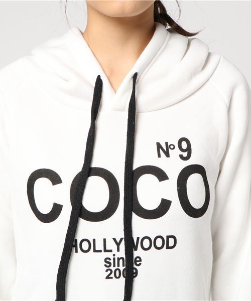 パーカー COCOプリント裏起毛ロゴスウェット|ZOZOTOWN PayPayモール店|05