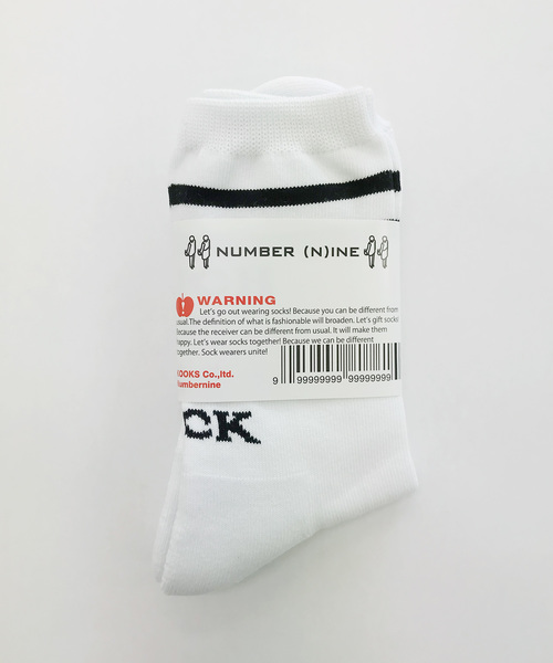 NUMBER (N)INE（ナンバーナイン） 靴下 T.M.I.S_LINE SOCKS メンズ