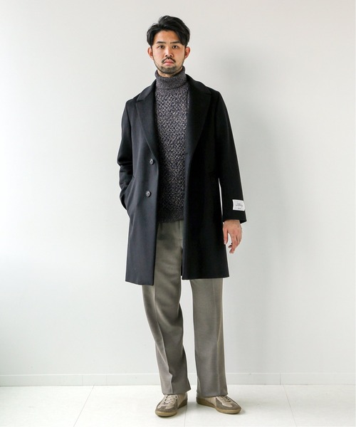 EDIFICE（エディフィス） コート ジャケット 140s ブレンド モッサ