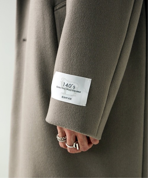 EDIFICE（エディフィス） コート ジャケット 140s ブレンド モッサ