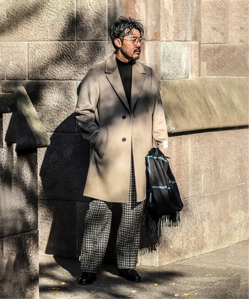 EDIFICE（エディフィス） コート ジャケット 140s ブレンド モッサ