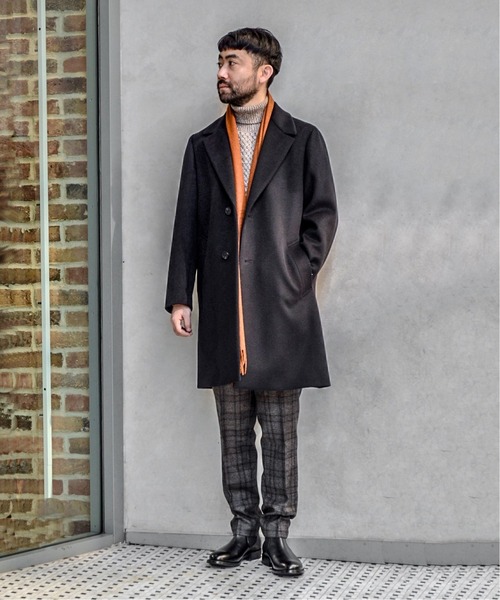 EDIFICE（エディフィス） コート ジャケット 140s ブレンド モッサ