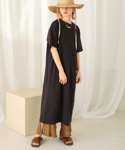 ワンピース Web限定 Usコットンバックスリット半袖カットワンピース Zozotown Paypayモール店 通販 Paypayモール