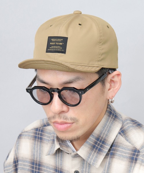 Basiquenti キャップ 帽子 撥水加工 ポリエステル タグ アンパイア