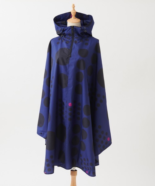 【QFプレミアム】　ポンチョ 392 plus m レインコート カッパ Rain Poncho - maru 641941
