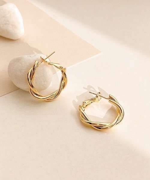 yu-ka ピアス : ツイストクリップピアス / TWIST CLIP PIERCE
