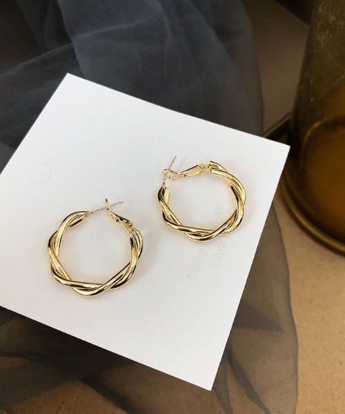 yu-ka ピアス : ツイストクリップピアス / TWIST CLIP PIERCE